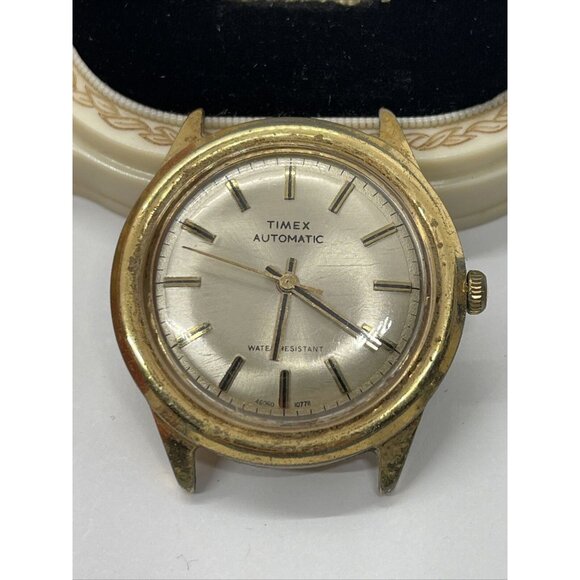 Vintage TIMEX Automatic Men's Wristwatch 46060 10778 Running - Picture 5 of 9